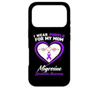 Carcasa para iPhone 17 Pro I Wear Purple for My Mom Migraine Headache Conciencia