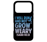 Carcasa para iPhone 17 Pro I Will Run and Not Grow Weary Isaiah 40:31 -