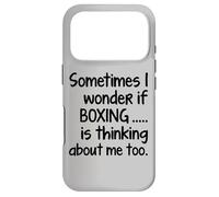 Carcasa para iPhone 17 Pro I Wonder IF Boxing - Equipo de Entrenamiento de Boxeo, diseño Divertido