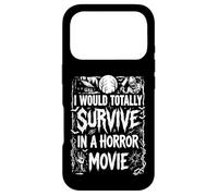 Carcasa para iPhone 17 Pro I Would Totally Survive In A Horror Movie