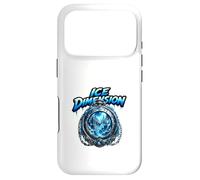 Carcasa para iPhone 17 Pro Ice Dimension Frozen World Clock Fantasía Escena