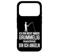 Carcasa para iPhone 17 Pro Ich Bin Nicht Immer grummelig manchmal Bin ich Angeln