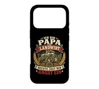 Carcasa para iPhone 17 Pro Ich Bin Papa Und Landwirt Farm Graphic Mir Angst Ein Alemán