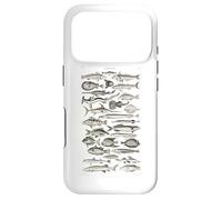 Carcasa para iPhone 17 Pro Ictiología Peces Historia Tierra Naturaleza Mar Arte Antiguo