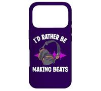 Carcasa para iPhone 17 Pro I'D Rather Be Making Beats Funny Productor Musical
