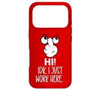 Carcasa para iPhone 17 Pro IDK I Just Work Here Coworkers I Don't Know I Just Work Here