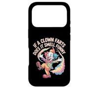 Carcasa para iPhone 17 Pro If A Clown Farts Does It Smell Funny Chistes de Circo -
