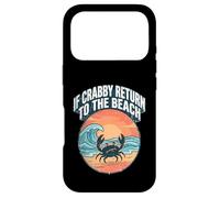 Carcasa para iPhone 17 Pro If Crabby Return To The Beach Vintage Crab