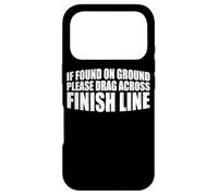 Carcasa para iPhone 17 Pro If Found On Ground, Please Drag Across Finish Line ||-
