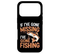 Carcasa para iPhone 17 Pro If I've Gone Missing, I've Gone Fishing Sarcastic Jokes Men