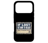 Carcasa para iPhone 17 Pro If Lost Return To Beach Coastal Crab Sign