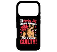 Carcasa para iPhone 17 Pro If Loving My German Shepherd Is A Crime Then I Plead Guilty
