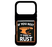 Carcasa para iPhone 17 Pro If You Rest You Rust Determinación Motivacional |-