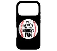 Carcasa para iPhone 17 Pro I'Ll Always Be His Biggest Fan Funny Baseball