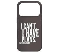 Carcasa para iPhone 17 Pro I'Ll Be in The Garage Mechanic Dad Joke Handyman Grandpa