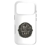 Carcasa para iPhone 17 Pro Ilustración de Concepto de Fuerza Mecanismo de Bloqueo Vintage