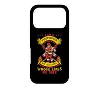 Carcasa para iPhone 17 Pro I'm A Firefighter We Never Die Funny Fireman Firefighters