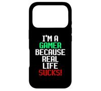 Carcasa para iPhone 17 Pro I'm A Gamer Because Real Life Sucks! Sarcastic Gaming Humour