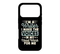 Carcasa para iPhone 17 Pro I'm A Writer I Make The Voices In My Head Work For Me