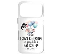 Carcasa para iPhone 17 Pro Im Going to Be a Big Sister 2026 Promoted to Sister EST 2026