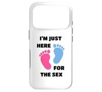 Carcasa para iPhone 17 Pro I'm Just Here For The Sex Gender Reveal