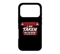 Carcasa para iPhone 17 Pro I'm Taken Don't Flirt with Me Funny Sarcastic Diciendo Humor