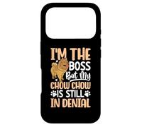 Carcasa para iPhone 17 Pro Im The Boss But My Chow Chow Is Still In Denial