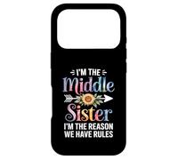 Carcasa para iPhone 17 Pro I'm The Middle Sister I'm The Reason We Have Rules Funny
