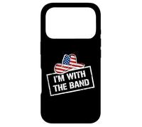 Carcasa para iPhone 17 Pro I'm with The Band Country Music USA Flag Cowboy Hat