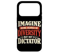 Carcasa para iPhone 17 Pro Imagina Tener Miedo de la Diversidad Pero no de la dictadura