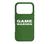 Carcasa para iPhone 17 Pro IMPRESIÓN Trasera Uniforme de Guardia de Juego Oficial de conservación
