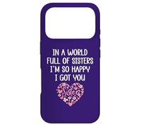 Carcasa para iPhone 17 Pro In a World Full of Sisters I'm Happy I've Got You Big Sister