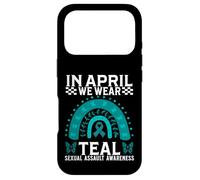 Carcasa para iPhone 17 Pro In April We Wear Teal Sexual Assault Awareness Gifts Women