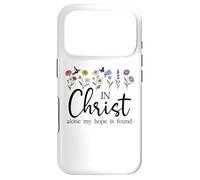 Carcasa para iPhone 17 Pro In Christ Alone Hope is Found John 14:6 Christian Women God