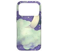 Carcasa para iPhone 17 Pro In My Fantasy Era Witchy Green Sage Purple Moon Phases Stars