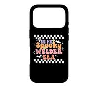 Carcasa para iPhone 17 Pro In My Spooky Welder Era Funny Retro Groovy Halloween Welder