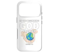 Carcasa para iPhone 17 Pro In The Beginning God Created - Christian Creation Genesis