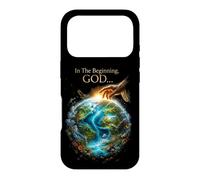 Carcasa para iPhone 17 Pro In The Beginning God... Earth Genesis 1:1 Bible Verse Nature