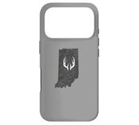 Carcasa para iPhone 17 Pro Indiana IN Deer Hunting Shed Antlers Design