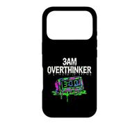 Carcasa para iPhone 17 Pro Insomnia 3AM Overthinker Melting Clock Aesthetic