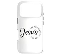 Carcasa para iPhone 17 Pro Inspirador El Camino, la Verdad, la Vida, la fe Cristiana