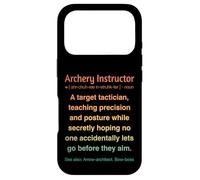 Carcasa para iPhone 17 Pro Instructor de Tiro con Arco Divertido