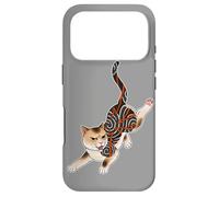 Carcasa para iPhone 17 Pro Irezumi Gato Gatito Tatuaje Flash