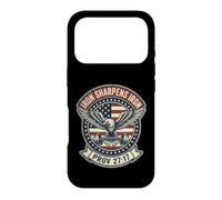 Carcasa para iPhone 17 Pro Iron Sharpens Iron Christian Men Bible Scripture Gym Workout