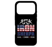 Carcasa para iPhone 17 Pro Iron Tri Sherpa Triatleta Triatlón Apoyo Haul Cheer Kiss
