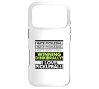 Carcasa para iPhone 17 Pro Irónico Jugador de Pickleball Aficionado a Beber un Tiro