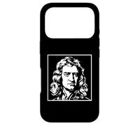 Carcasa para iPhone 17 Pro Isaac Newton Física Ciencia Retrato Vintage Gráfico