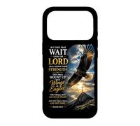 Carcasa para iPhone 17 Pro Isaiah 40:31 Wait on The Lord, Renew Strength Eagle