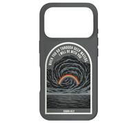 Carcasa para iPhone 17 Pro Isaías 43 2 Verso de la Biblia de fe Cristiana Rainbow Deep Waters