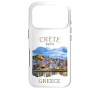 Carcasa para iPhone 17 Pro Isla Griega Creta Grecia con Rethimno Town Harbour